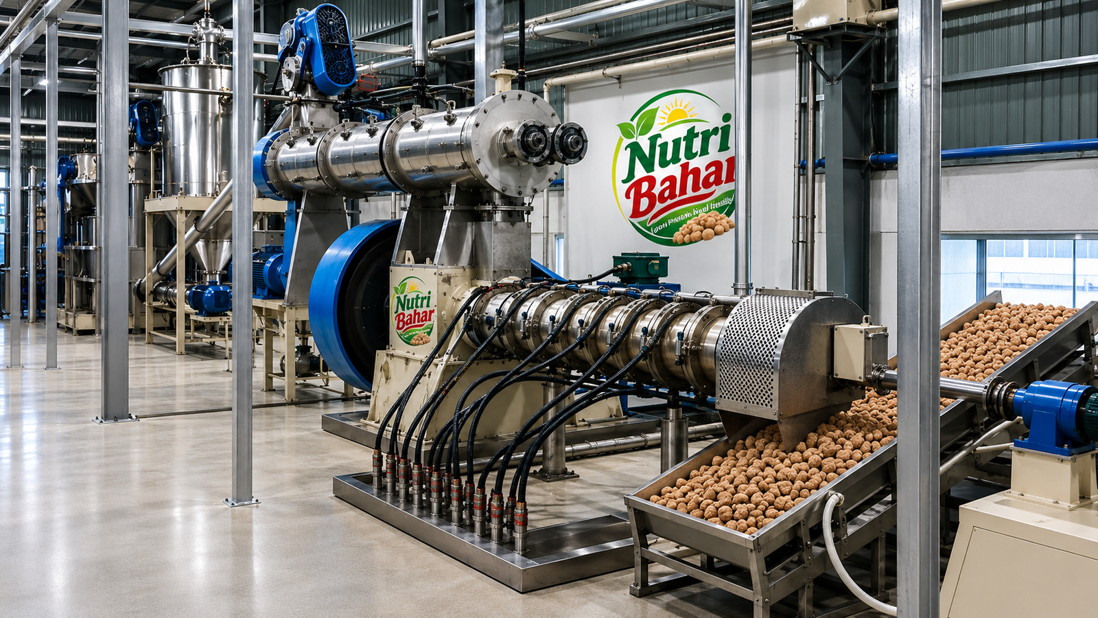 Nutri Bahar hygienic soya badi manufacturing and processing facility