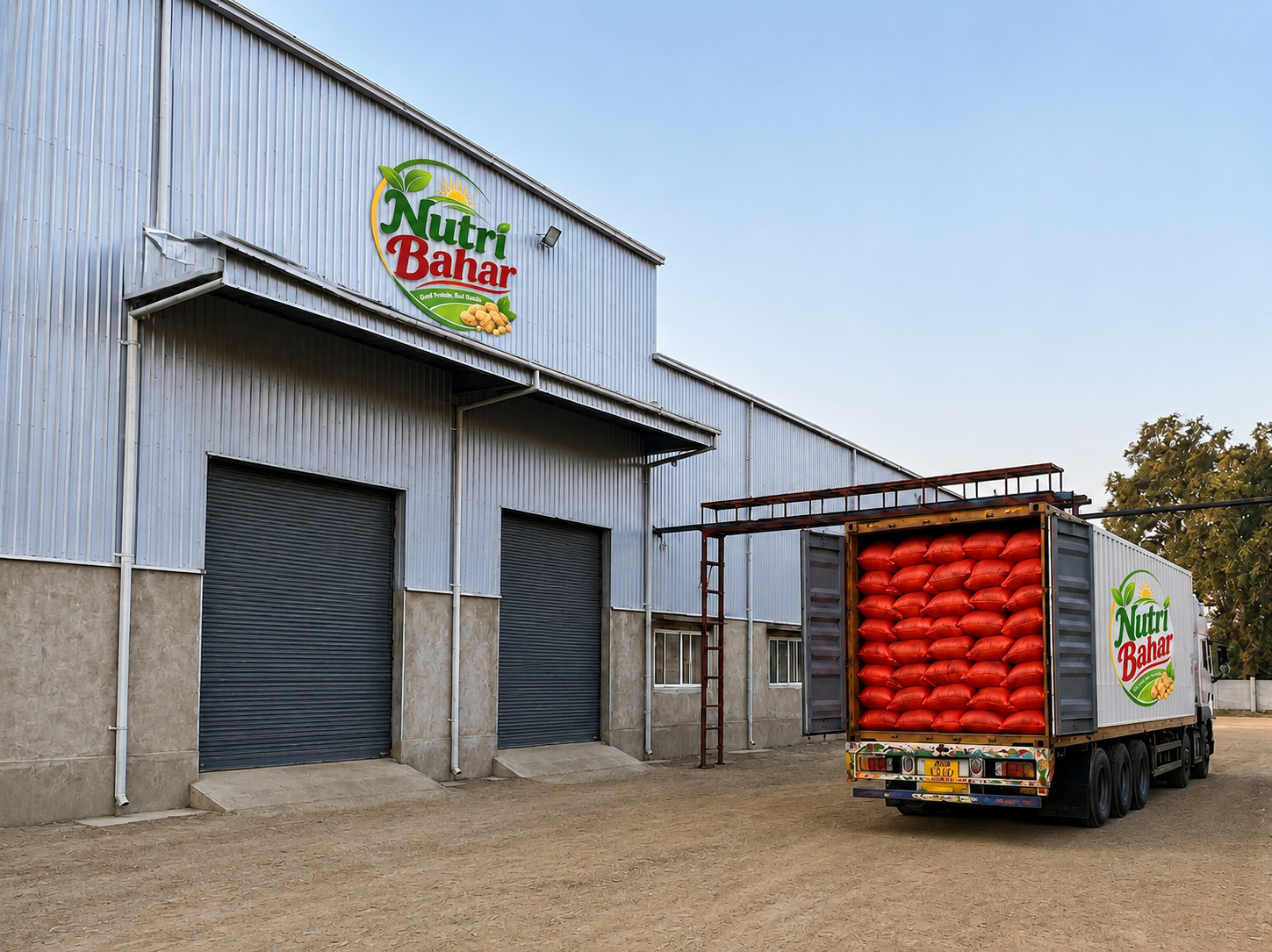 Nutri Bahar bulk stock and production facility prepared for dependable wholesale supply