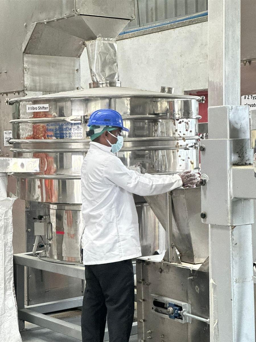 Nutri Bahar quality testing and hygienic soya badi processing