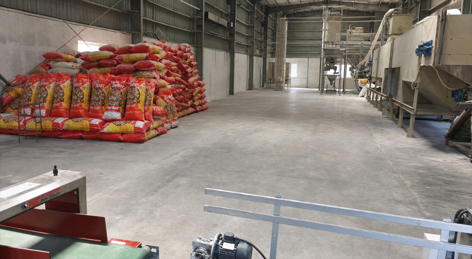 Nutri Bahar bulk stock and production facility prepared for dependable wholesale supply